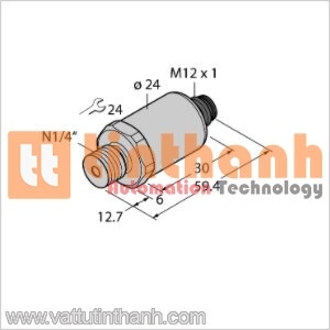 PT5000PSIG-2003-I2-H1141 - Bộ chuyển đổi áp suất - Turck TT