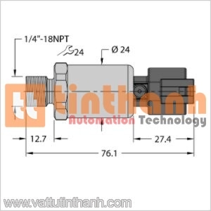 PT5000PSIG-2103-I2-DT043P - Bộ chuyển đổi áp suất - Turck TT