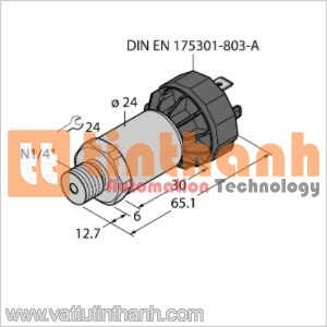 PT500PSIG-2003-I2-DA91 - Bộ chuyển đổi áp suất - Turck TT