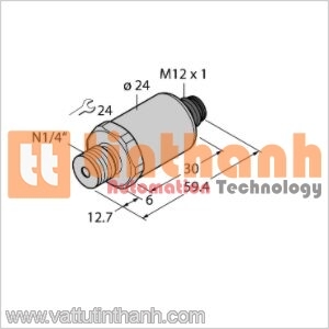 PT500PSIG-2003-I2-H1141 - Bộ chuyển đổi áp suất - Turck TT