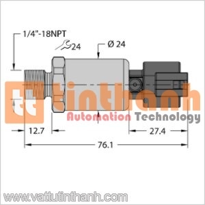 PT500PSIG-2103-I2-DT043P - Bộ chuyển đổi áp suất - Turck TT