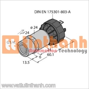 PT5V-1001-I2-DA91 - Bộ chuyển đổi áp suất - Turck TT