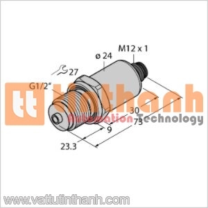 PT600R-2008-I2-H1141 - Bộ chuyển đổi áp suất - Turck TT