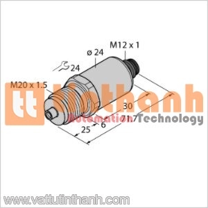 PT600R-2020-I2-H1143/X - Bộ chuyển đổi áp suất - Turck TT