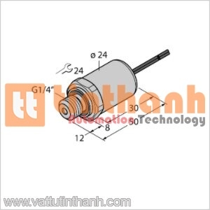 PT600R-2049-I2-WM0.5 - Bộ chuyển đổi áp suất - Turck TT