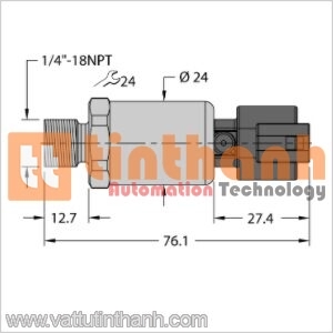 PT600R-2103-I2-DT043P - Bộ chuyển đổi áp suất - Turck TT