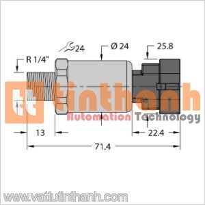 PT600R-2110-I2-AMPS1.5 - Bộ chuyển đổi áp suất - Turck TT