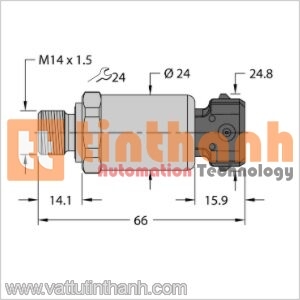 PT600R-2119-I2-AMP3J1 - Bộ chuyển đổi áp suất - Turck TT