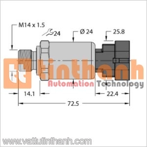 PT600R-2119-I2-AMPS1.5 - Bộ chuyển đổi áp suất - Turck TT