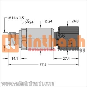 PT600R-2119-I2-KO28A2 - Bộ chuyển đổi áp suất - Turck TT