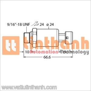 PT600R-2121-I2-MP11 - Bộ chuyển đổi áp suất - Turck TT