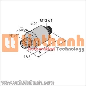 PT60PSIG-1003-IX-H1143 - Bộ chuyển đổi áp suất - Turck TT