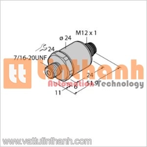 PT60R-1005-I2-H1143 - Bộ chuyển đổi áp suất - Turck TT