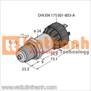 PT60R-1008-U1-DA91/X - Bộ chuyển đổi áp suất - Turck TT