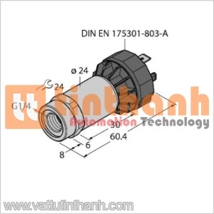 PT60R-2001-I2-DA91 - Bộ chuyển đổi áp suất - Turck TT