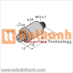 PT60R-2004-U1-H1141 - Bộ chuyển đổi áp suất - Turck TT