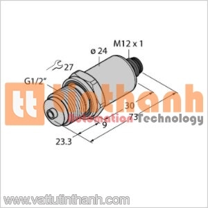 PT60R-2008-I2-H1141 - Bộ chuyển đổi áp suất - Turck TT