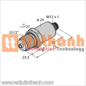 PT60R-2043-I2-H1141 - Bộ chuyển đổi áp suất - Turck TT