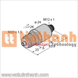 PT6A-1020-I2-H1143 - Bộ chuyển đổi áp suất - Turck TT