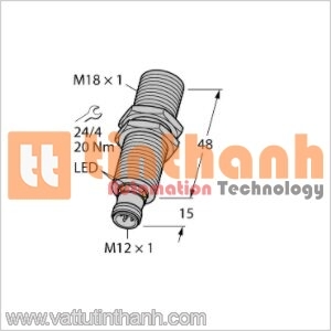 RU100U-M18M-UP8X2-H1151 - Cảm biến siêu âm - Turck TT