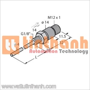 TP-104A-G1/4-H1141-L035 - Cảm biến nhiệt độ - Turck TT