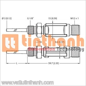 TTM050C-103A-G1/8-LI6-H1140-L024-50/50°C - Cảm biến nhiệt độ - Turck TT