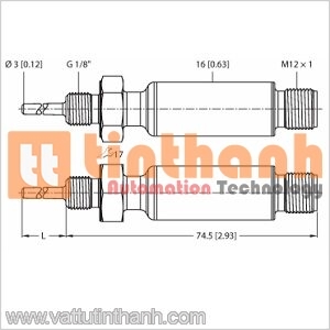 TTMS-103A-G1/8-LIUPN-H1140-L013 - Cảm biến nhiệt độ - Turck TT