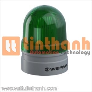 260.220.60 - Đèn tín hiệu Mini Ø62mm Flashing Green WERMA