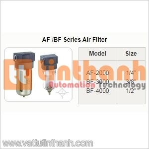 BF-3000 - Bộ lọc khí (Air filter) AF / BF 3/8" - STNC TT