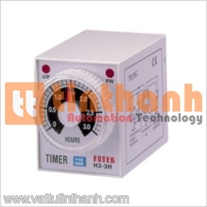 H3-6M/10M/30M/60M - Timer - Bộ định thời gian 220 VAC - Fotek TT