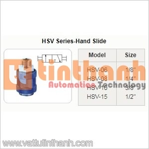 HSV-08 - Tay trượt (Hand slide) HSV 1/4" - STNC TT