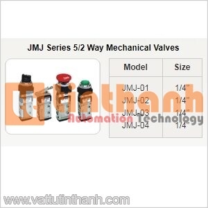 JMJ-01 - Van cơ khí JMJ 5/2 way  1/4" - STNC TT
