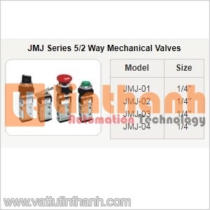 JMJ-02 - Van cơ khí JMJ 5/2 way  1/4" - STNC TT