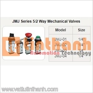 JMJ-03 - Van cơ khí JMJ 5/2 way  1/4" - STNC TT