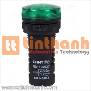 ND16-22C/2 - Đèn báo pha phi 22mm LED AC/DC - Chint TT