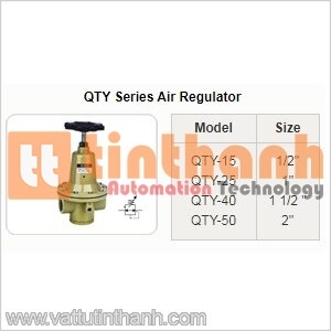 QTY-15 - Bộ điều chỉnh khí (Air regulator) QTY 1/2" - STNC TT