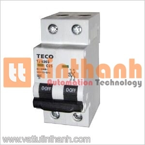 TJ-100S 2P 100A 10kA - Cầu dao MCB (CB tép) - Teco TT