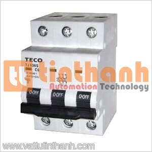 TJ-100S 3P 100A 10kA - Cầu dao MCB (CB tép) - Teco TT
