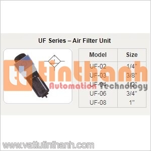 UF-02 - Bộ lọc khí (Air filter) UF 1/4" - STNC TT