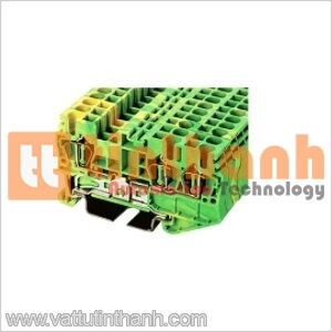 AK2.5-TN-PE - Cầu đấu dây dạng Spring Clamp (DIN Rail) Dinkle