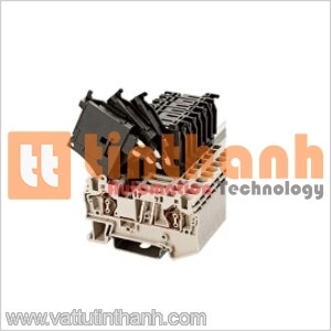 AK4-TF(5X20) - Cầu đấu dây dạng Spring Clamp (DIN Rail) Dinkle