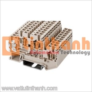 AKK2.5-D03 - Cầu đấu dây dạng Spring Clamp (DIN Rail) Dinkle