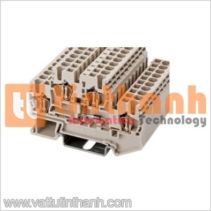 AKK2.5-D04 - Cầu đấu dây dạng Spring Clamp (DIN Rail) Dinkle